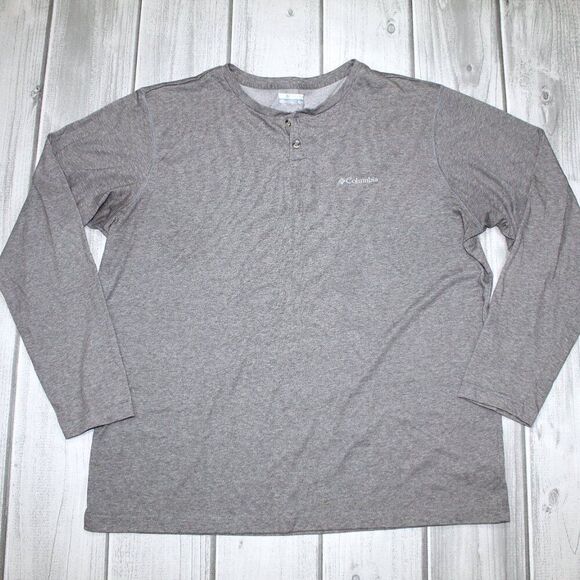 Columbia Men's Thistletown Hills Long Sleeve Henley - Picture 1 of 5